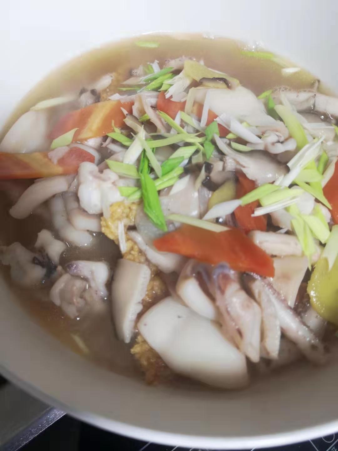 海鲜锅巴_附炸锅巴