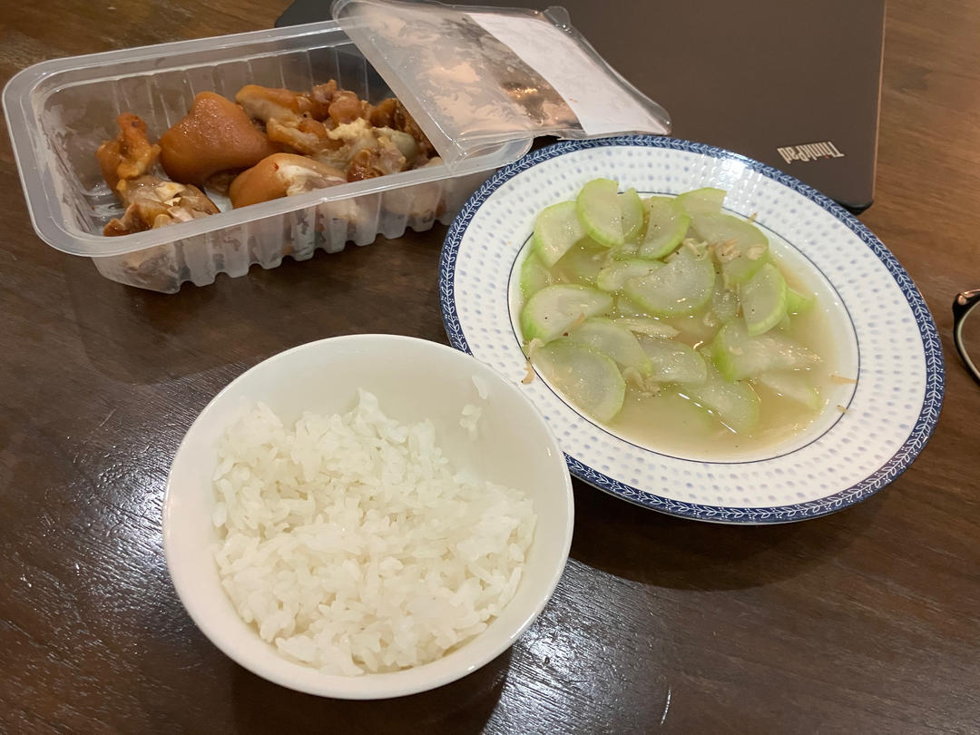 虾米炒葫芦瓜.