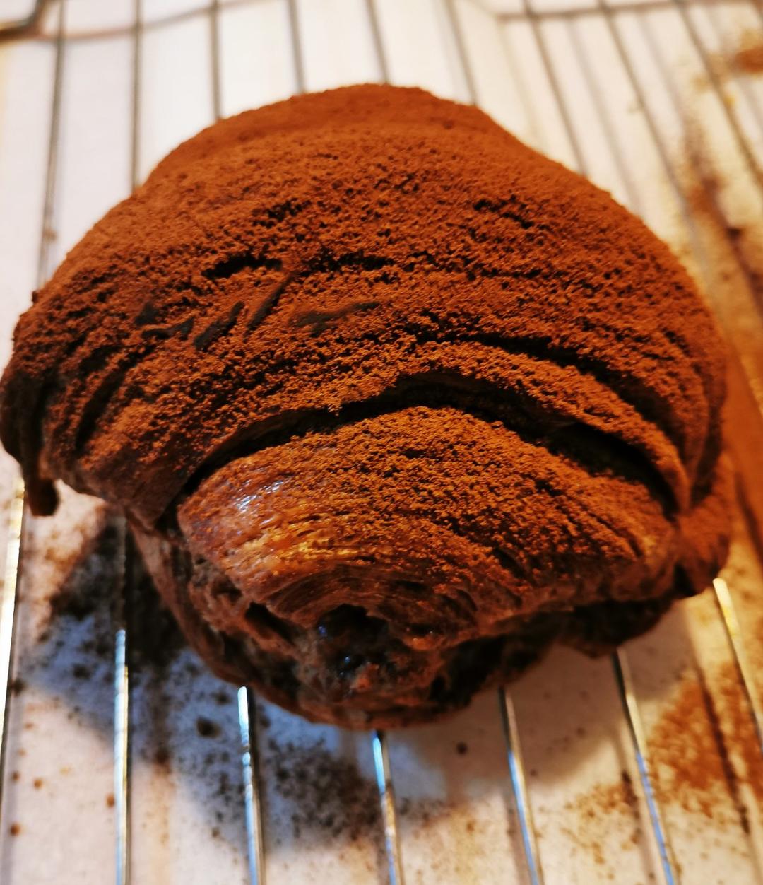 sytyang做的脏脏包-可颂牛角包chocolate croissants