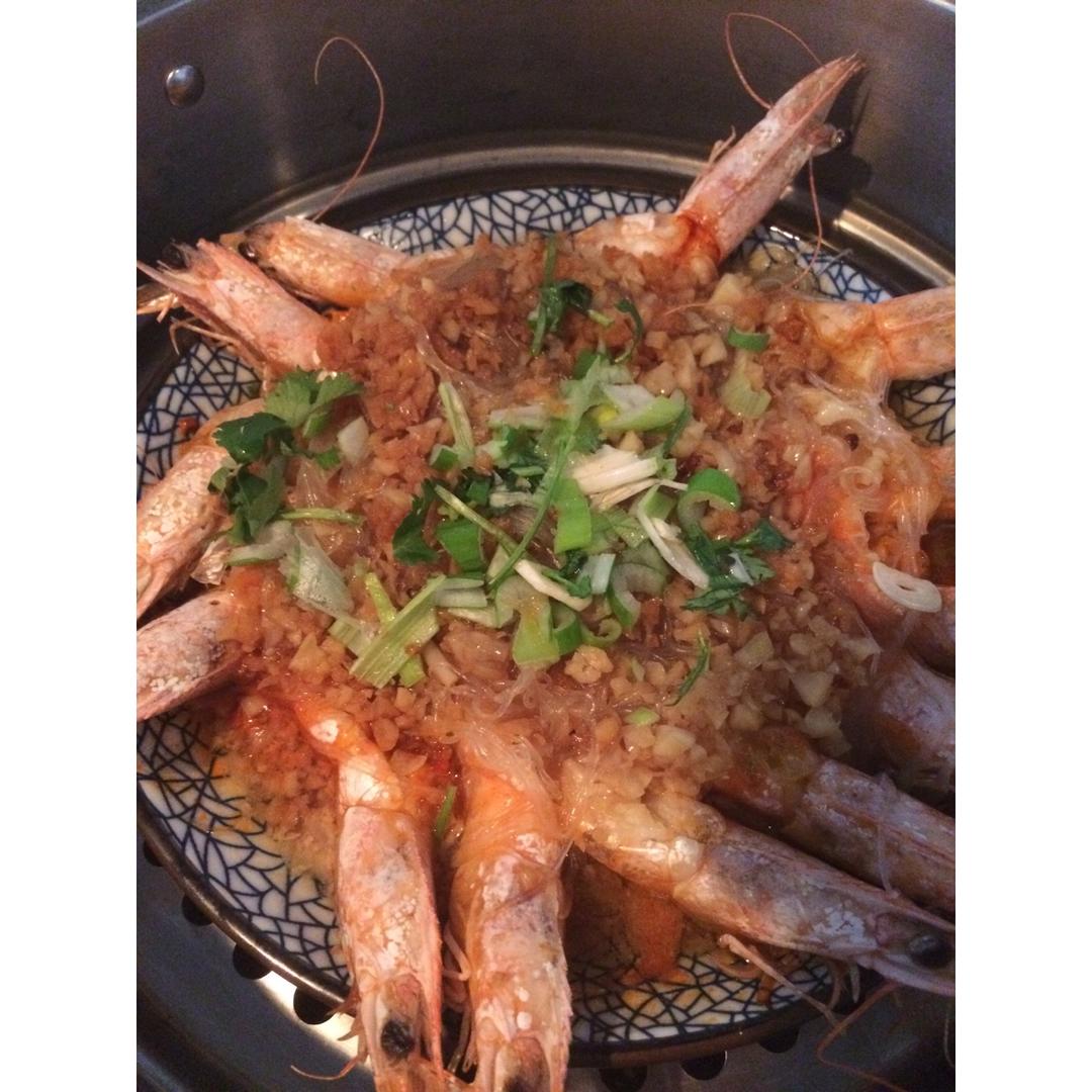蒜蓉粉丝蒸虾