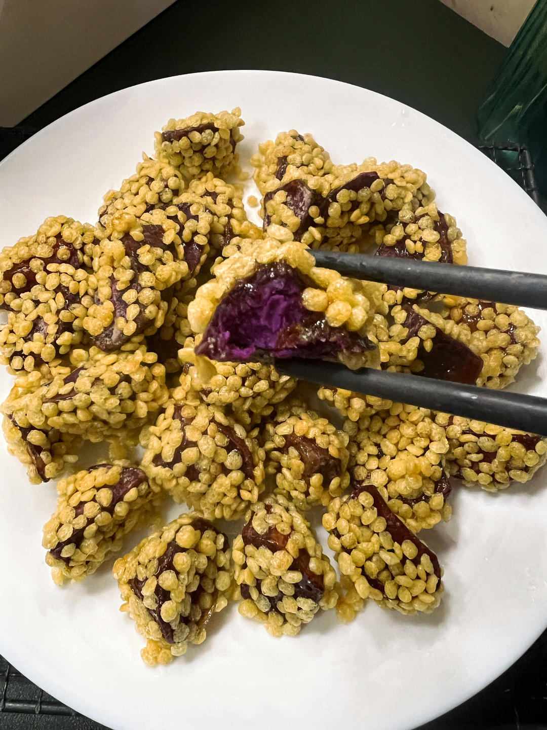 复刻喜旺烧烤黄金紫薯酥