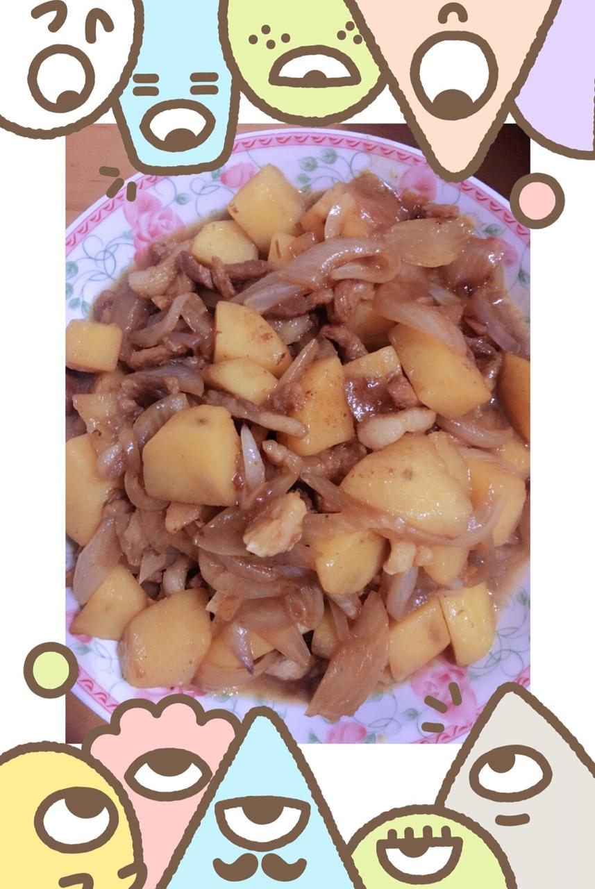 洋葱炒土豆