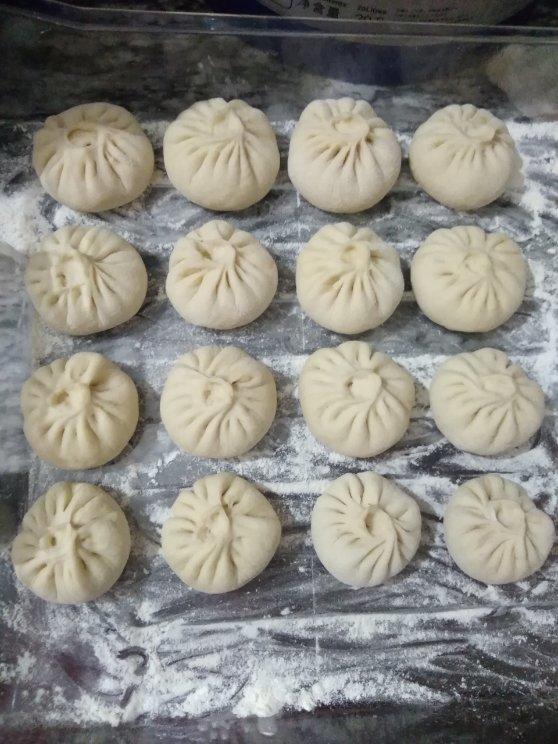 一小时快速吃上热腾包子（包括准备馅的时间）