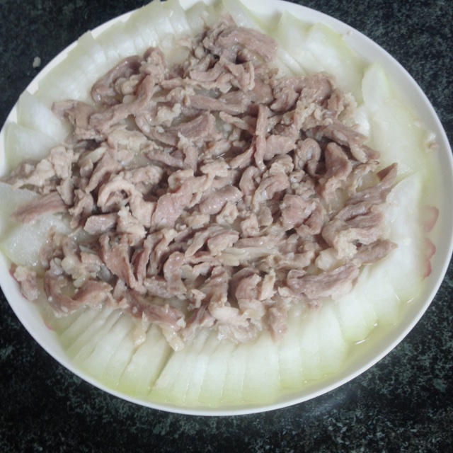 肉末蒸冬瓜