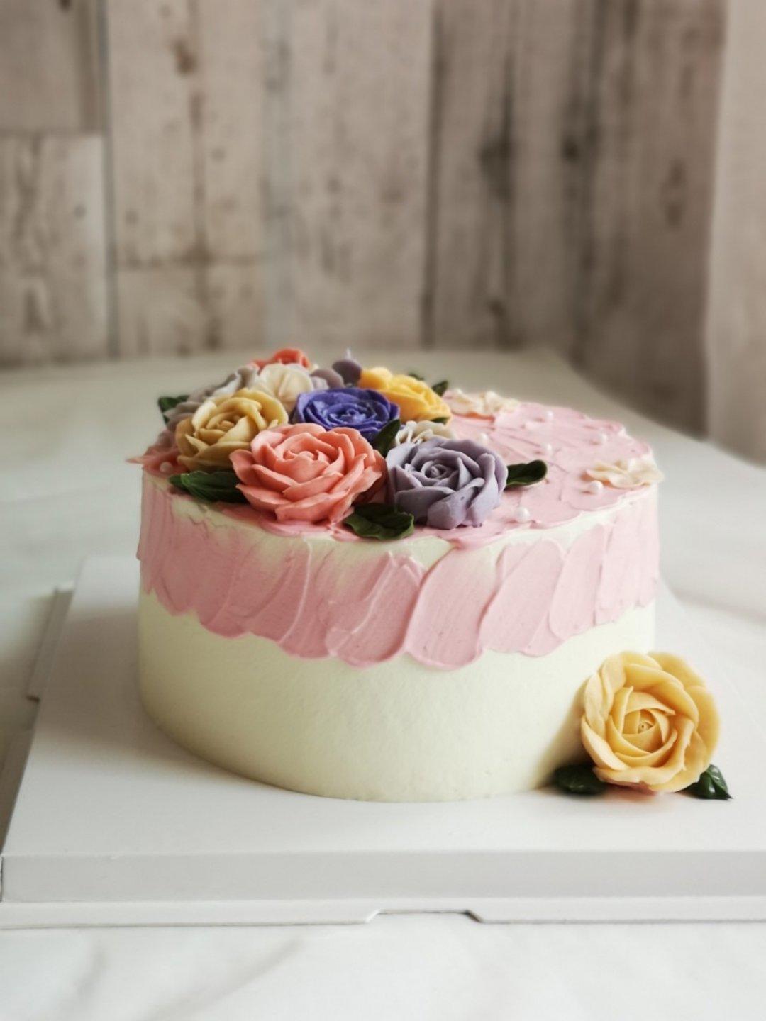 超级好用的不腻韩式裱花豆沙霜