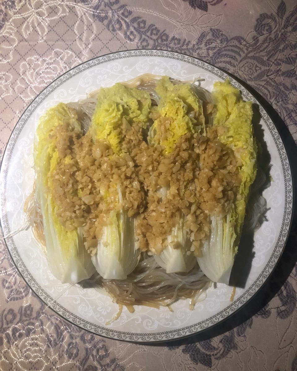 蒜蓉粉丝蒸娃娃菜