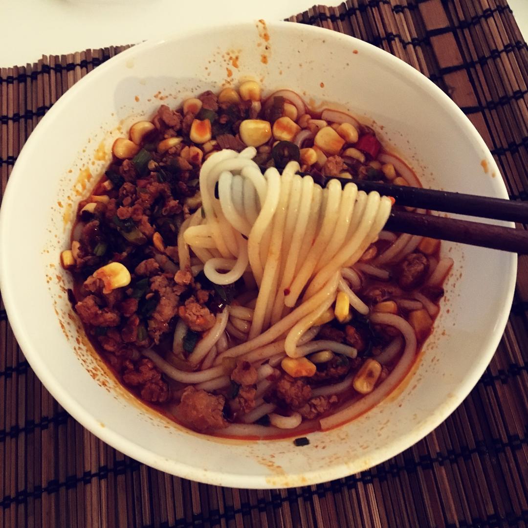 最简单的湖南早餐米粉做法