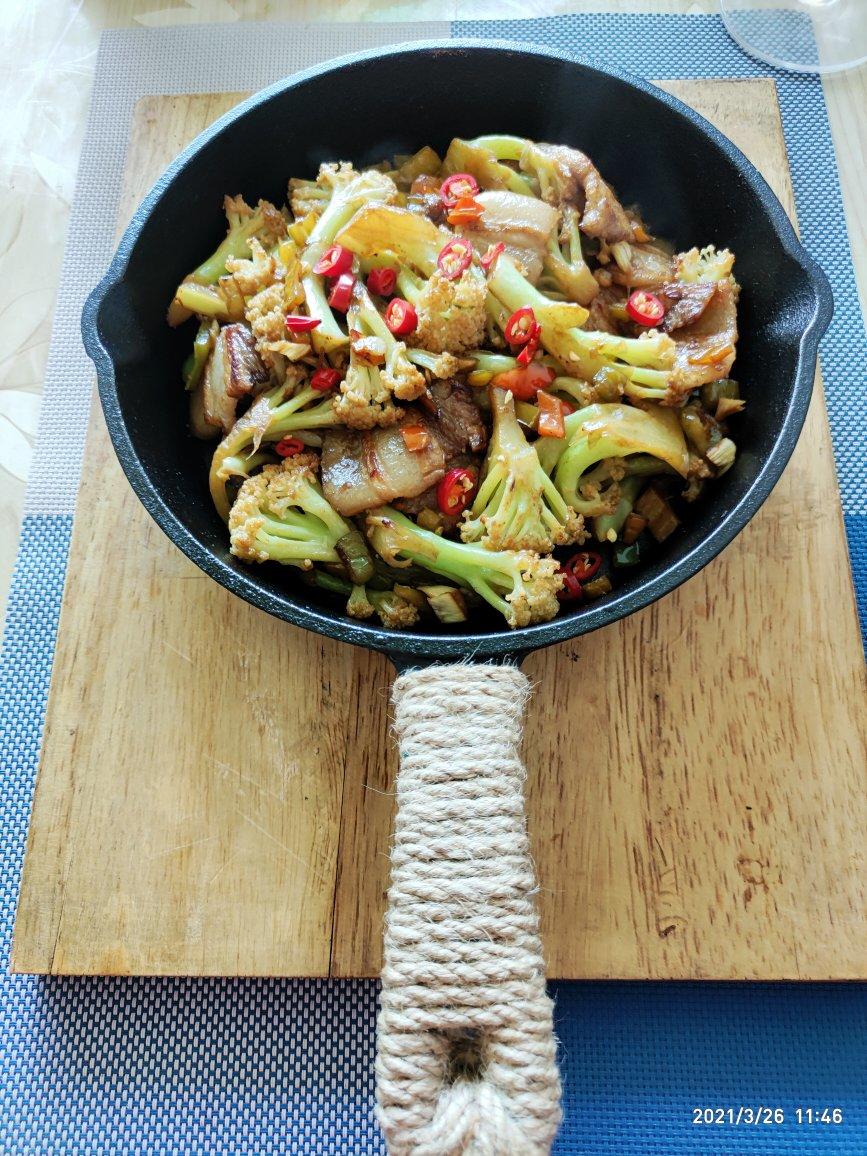 和饭店一个味道的干锅花菜