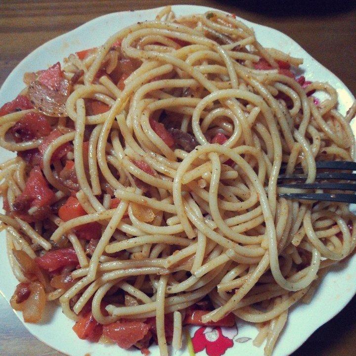 番茄肉酱意大利面