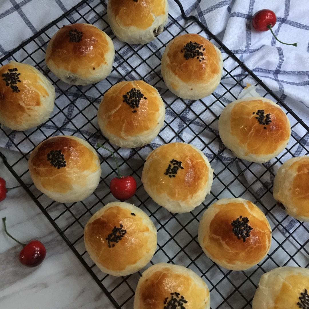 ㊙️网红麻薯肉松蛋黄酥🔥，好吃到爆‼️