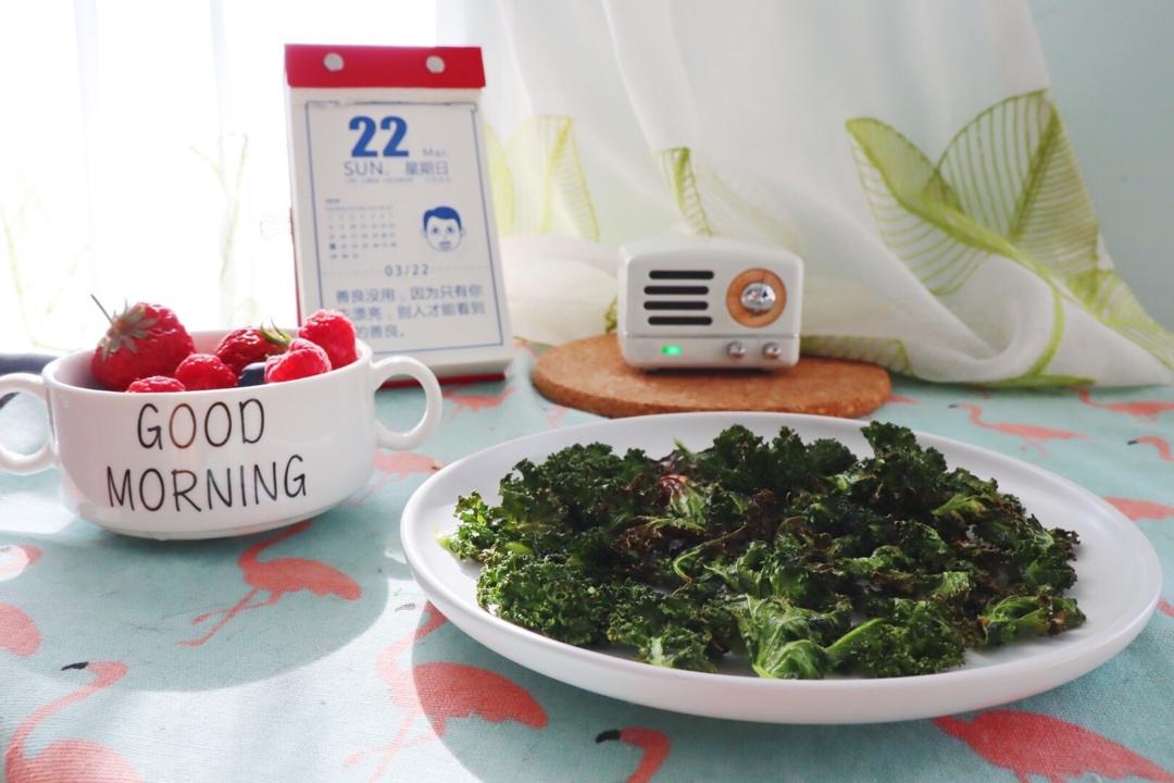 超级零食Kale chips羽衣甘蓝脆片