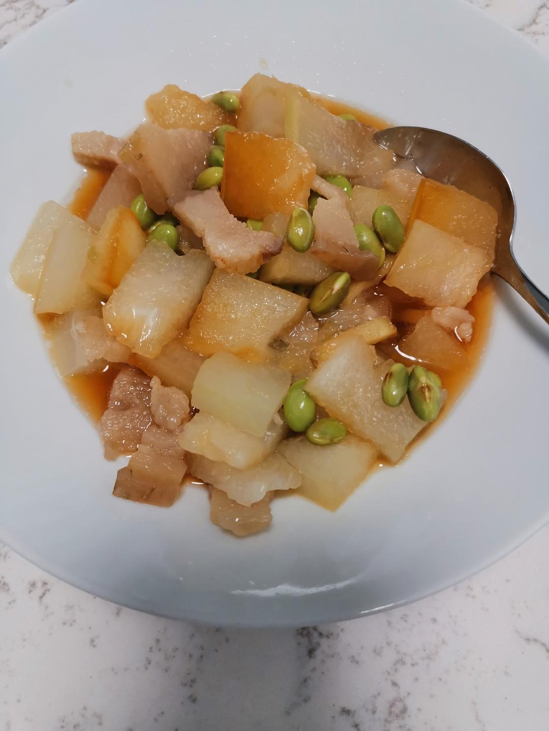 冬瓜蒸咸肉