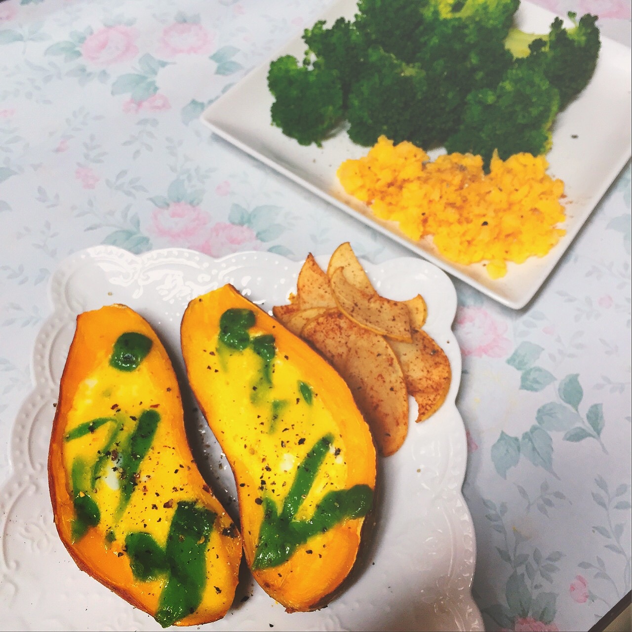 芝士雞蛋烤紅薯（簡單營養健康）的做法 步骤3