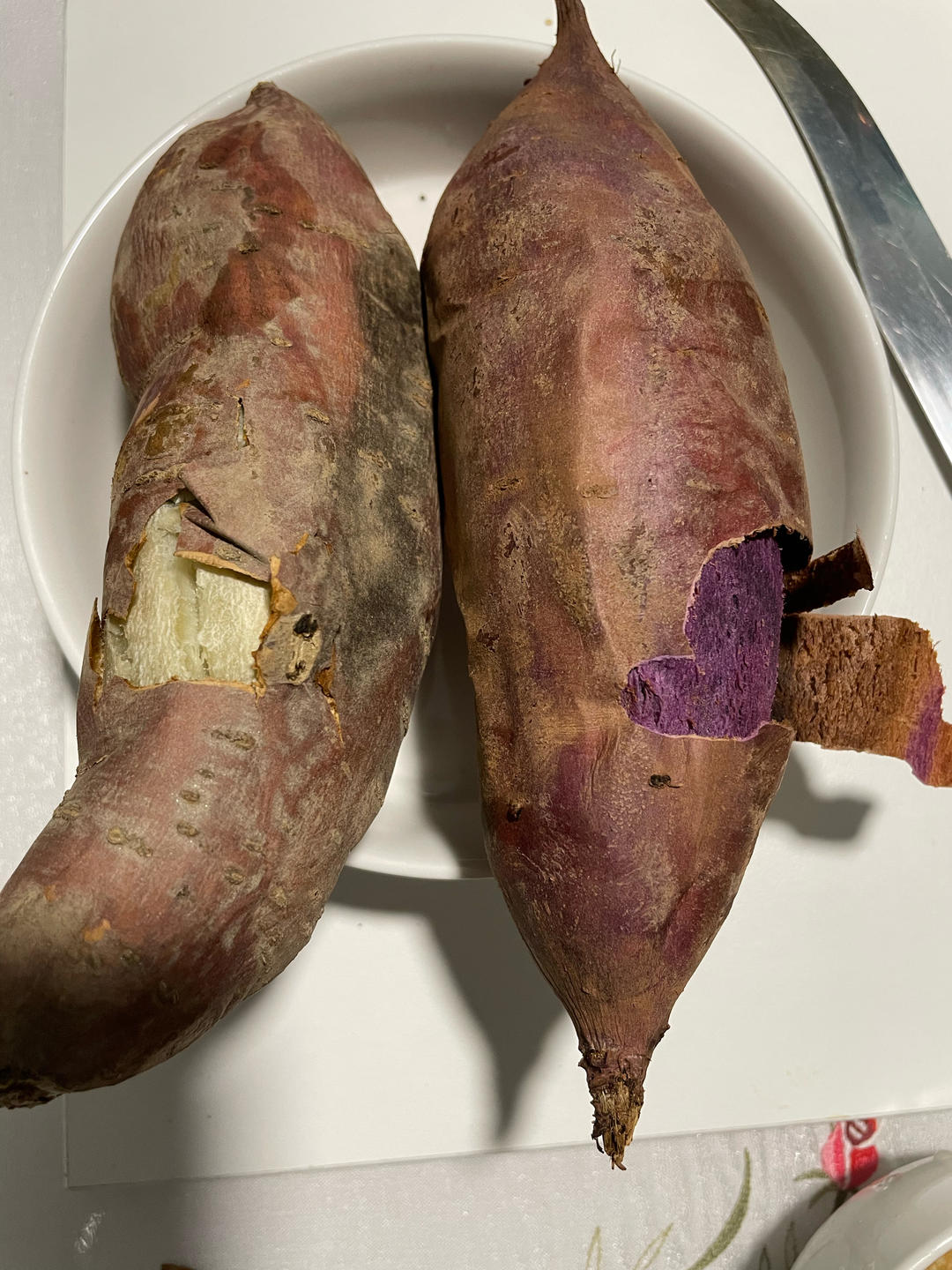 【糯唧唧的烤红薯】糖油四溢皮肉分离外糯里嫩吸溜着吃！