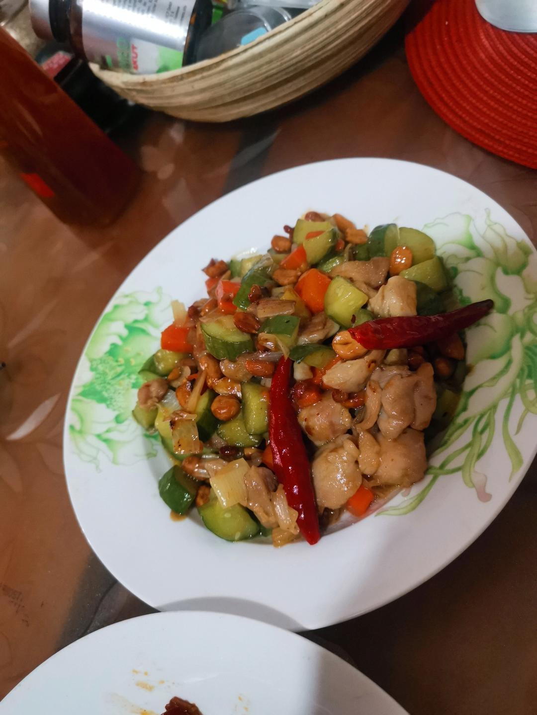 秘诀是雪碧的宫保鸡丁