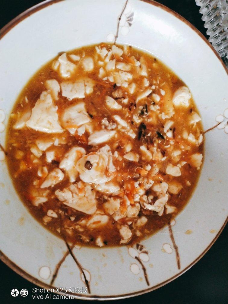 蟹粉烩豆腐