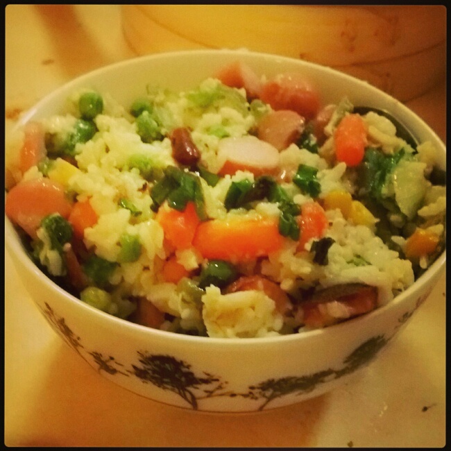 青菜炒饭