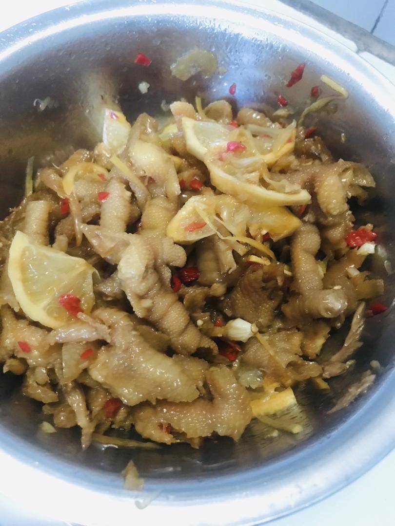 🔥柠檬酸辣无骨鸡爪❗️酸辣过瘾