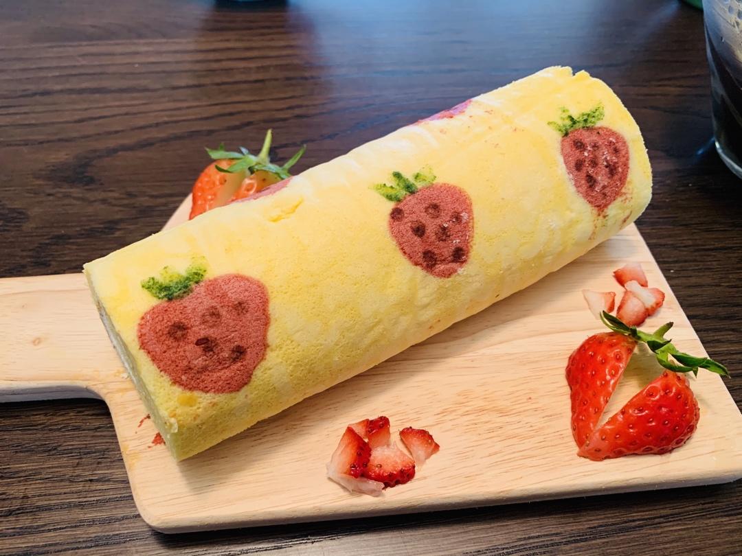草莓蛋糕卷