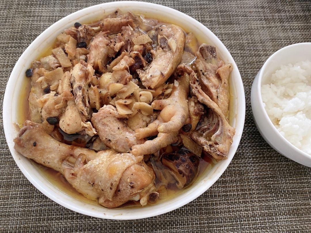 蒜香豆豉蒸滑鸡