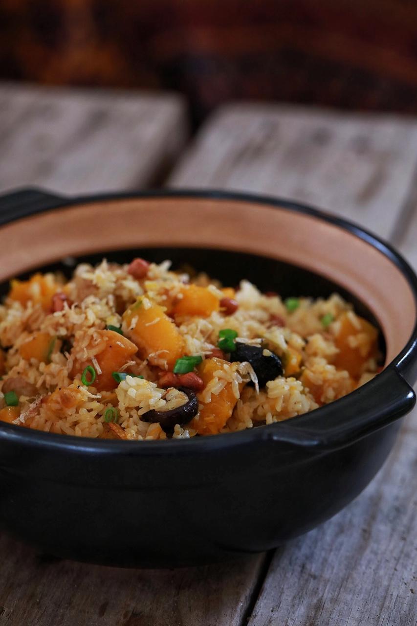 美味到不行的南瓜饭的做法 步骤4