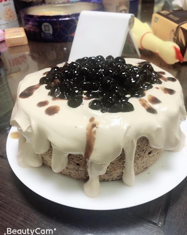 黑糖珍珠爆浆蛋糕