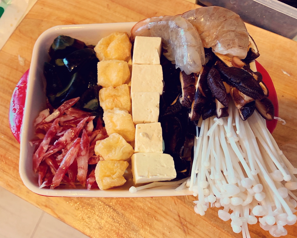 【一人食】健康又下饭的七鲜焖锅的做法