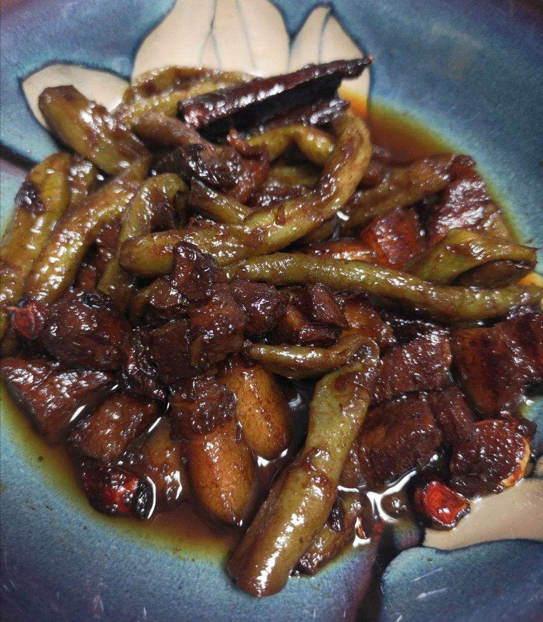 红烧肉炖豆角（绝对下饭）