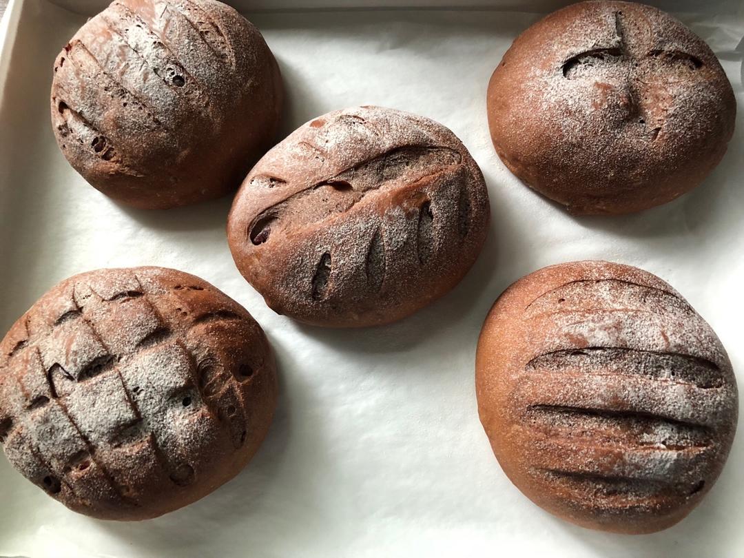 巧克力蔓越莓软欧 Rano Bread