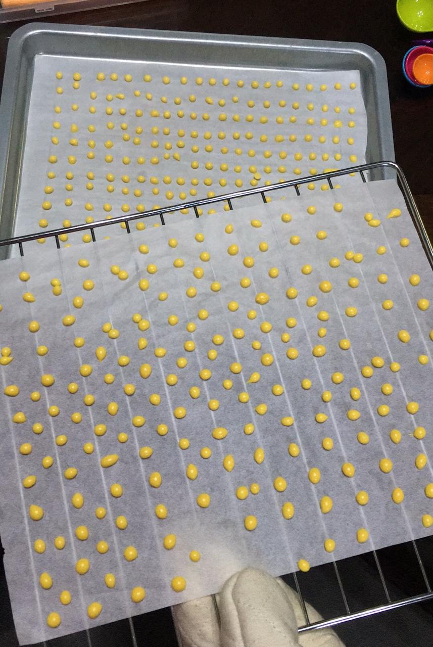 入口即化的无添加蛋黄溶豆