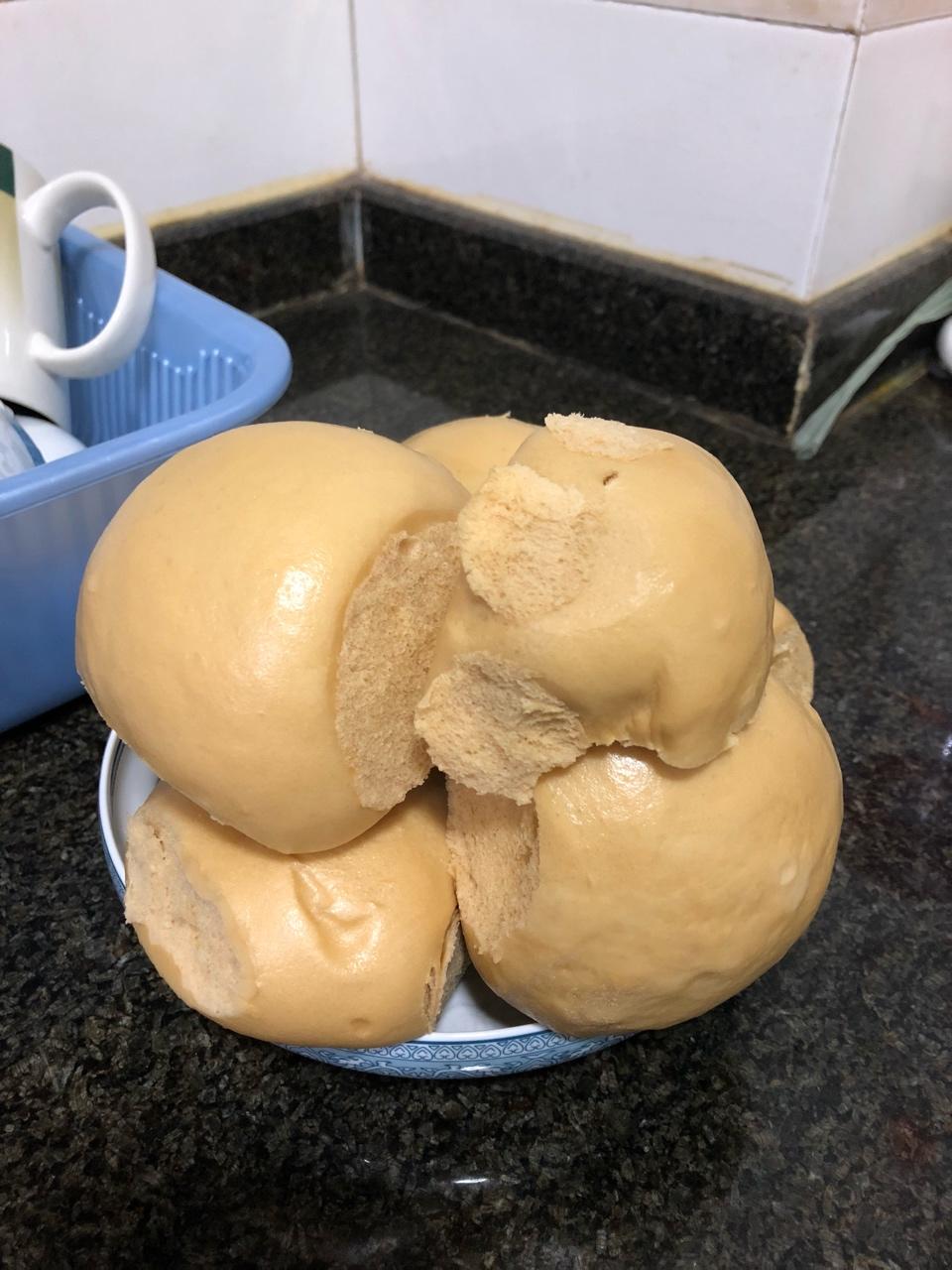 有着面包口感的红糖馒头（一次发酵）