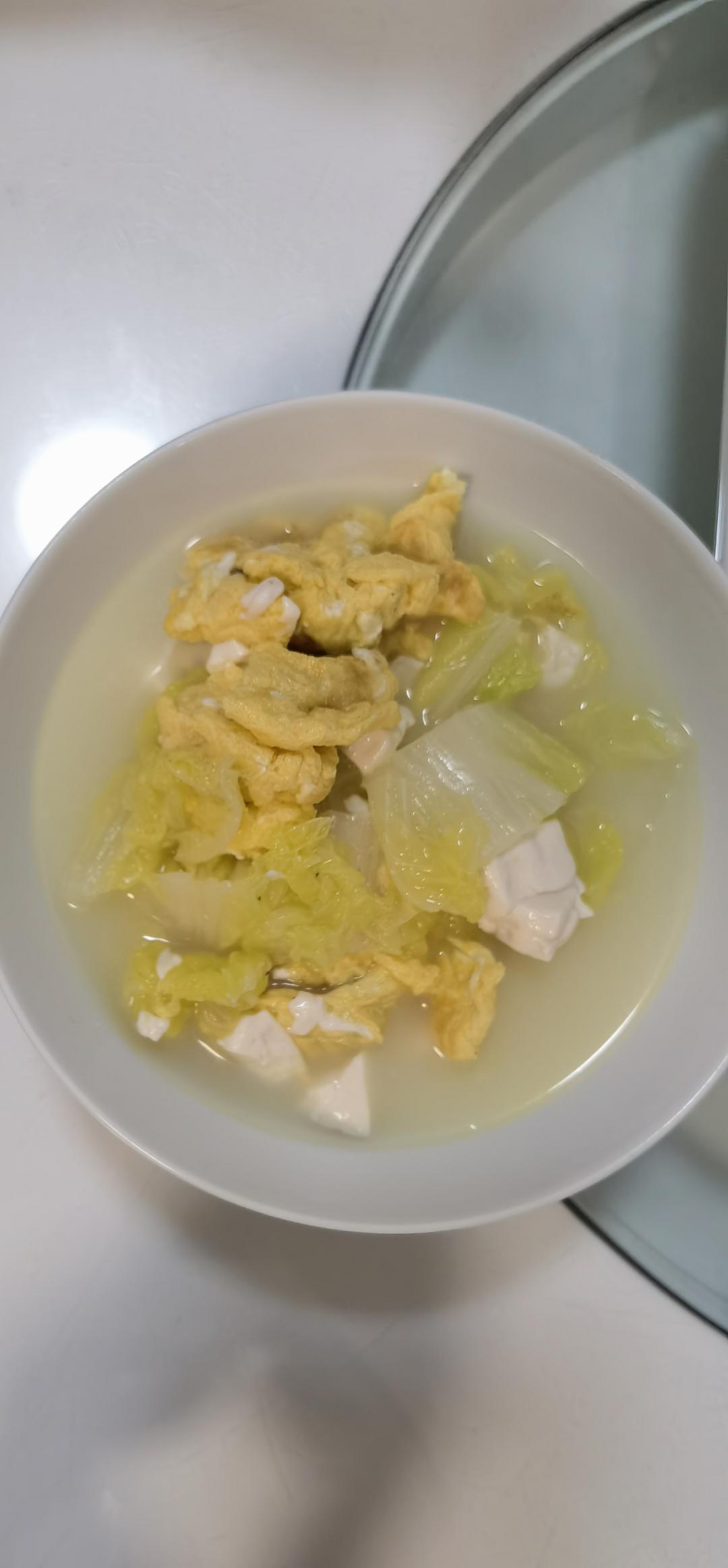 白菜豆腐汤