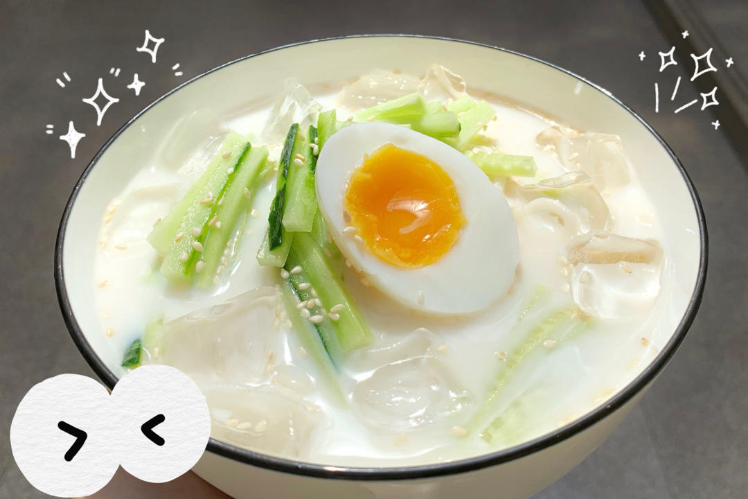 【韩食记】夏季特供健康料理--韩国豆浆冷面 콩국수