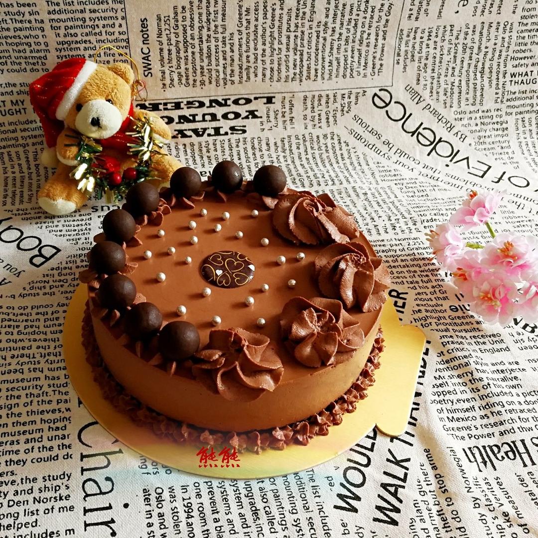 黑白巧克力慕斯蛋糕