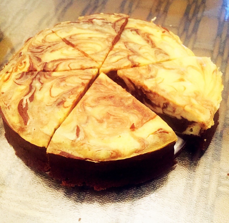 大理石乳酪布朗尼