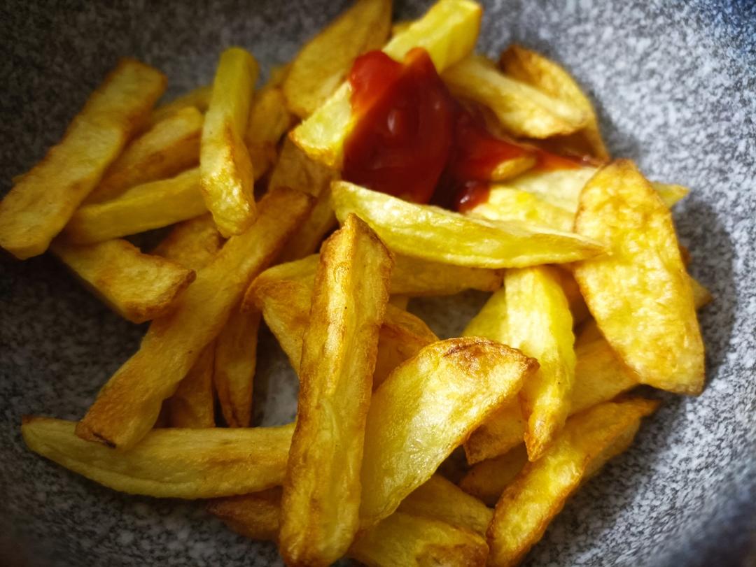 0失败！超简单！很省油！空气炸锅版薯条，现做现吃哦