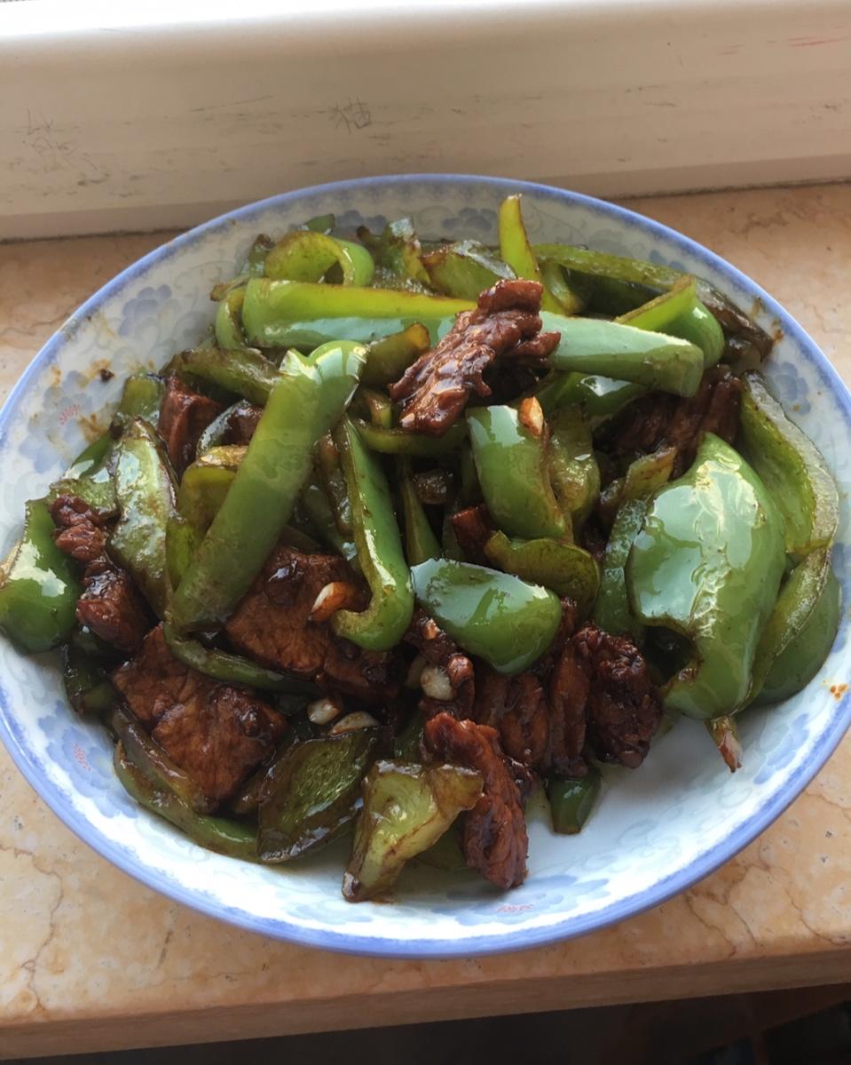 青椒炒牛肉