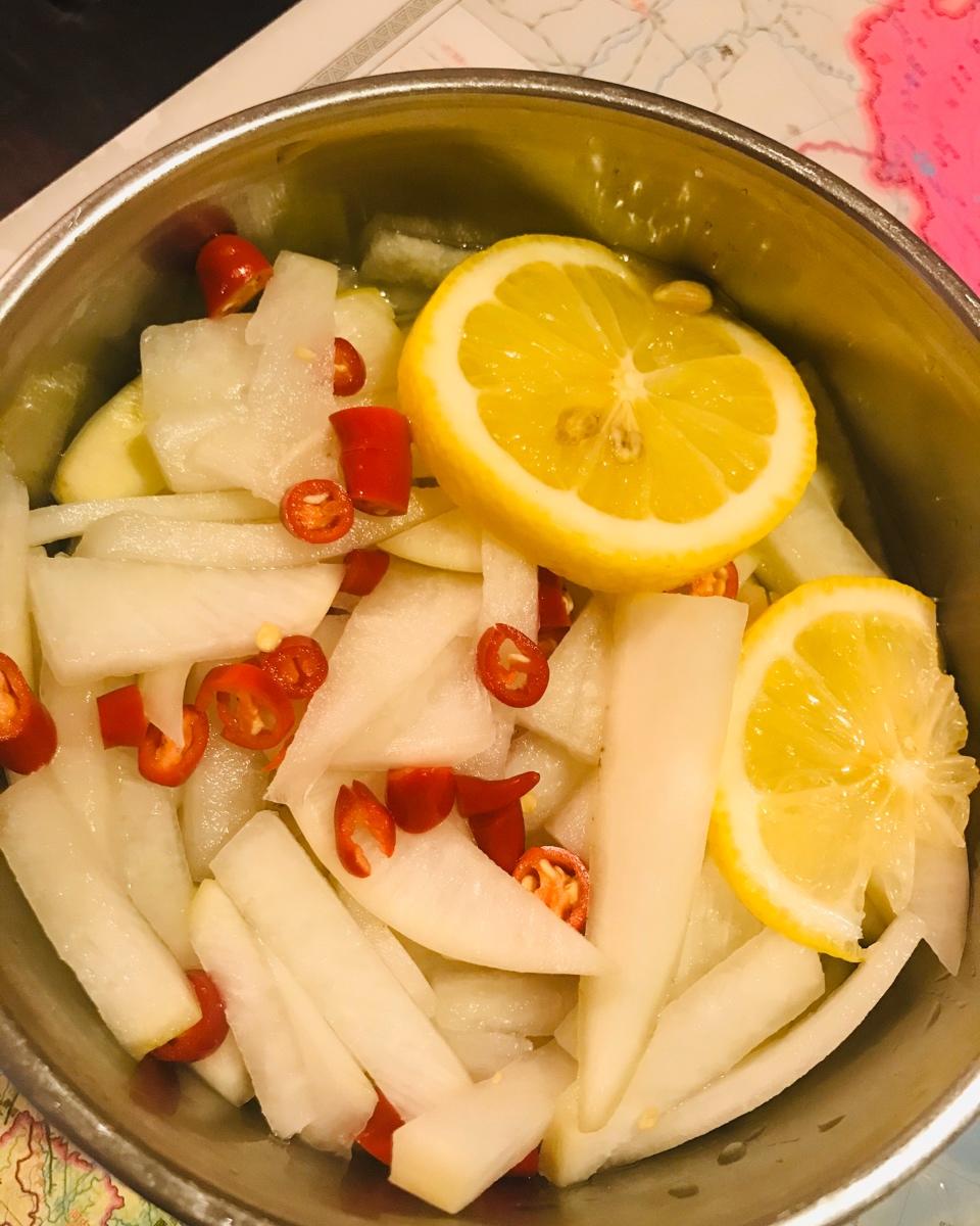 糖醋腌萝卜