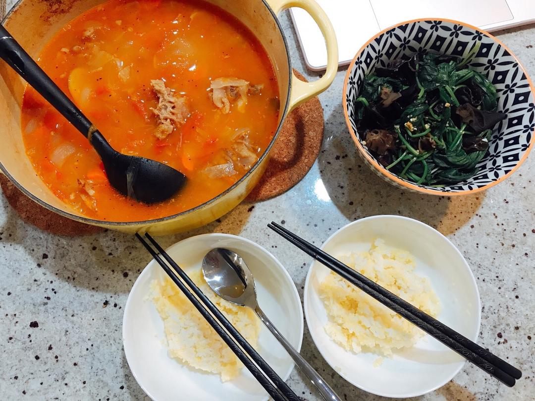 番茄牛尾汤--Staub珐琅铸铁锅