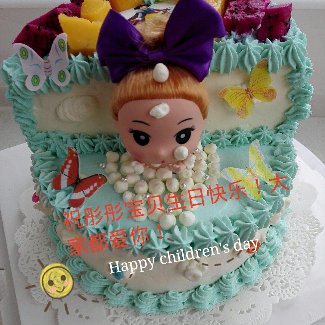 详细步骤制作泡泡浴娃娃蛋糕