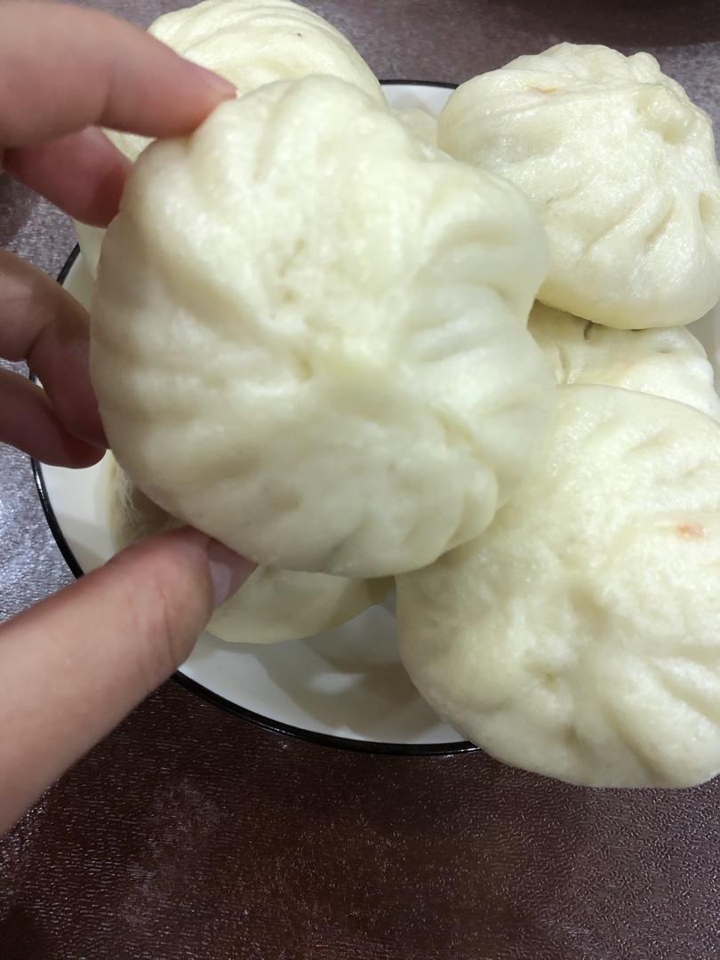 胡萝卜木耳鸡蛋素包子