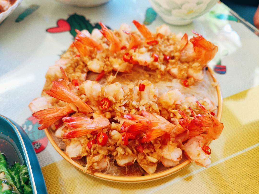 蒜蓉粉丝开背虾