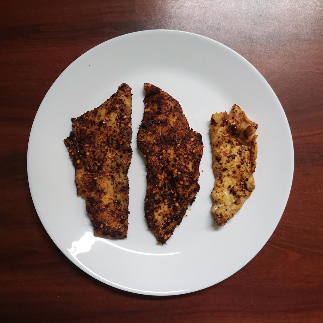 比炸鸡好吃的无油烧烤鸡胸！超嫩的空气炸锅版！