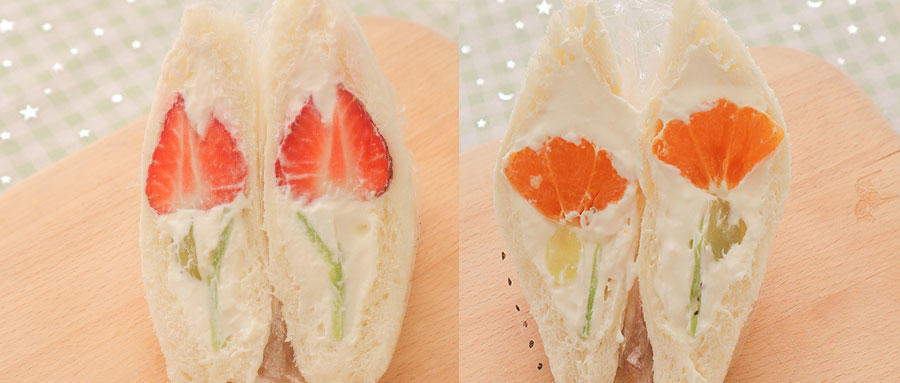看，我的三明治里“开花”啦！的做法