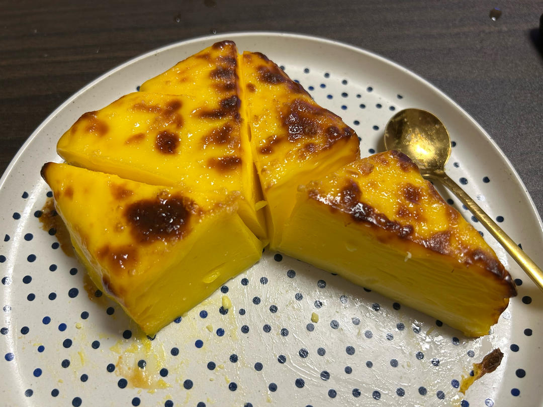 空气炸锅烤牛奶！外焦里嫩！好吃绝了！