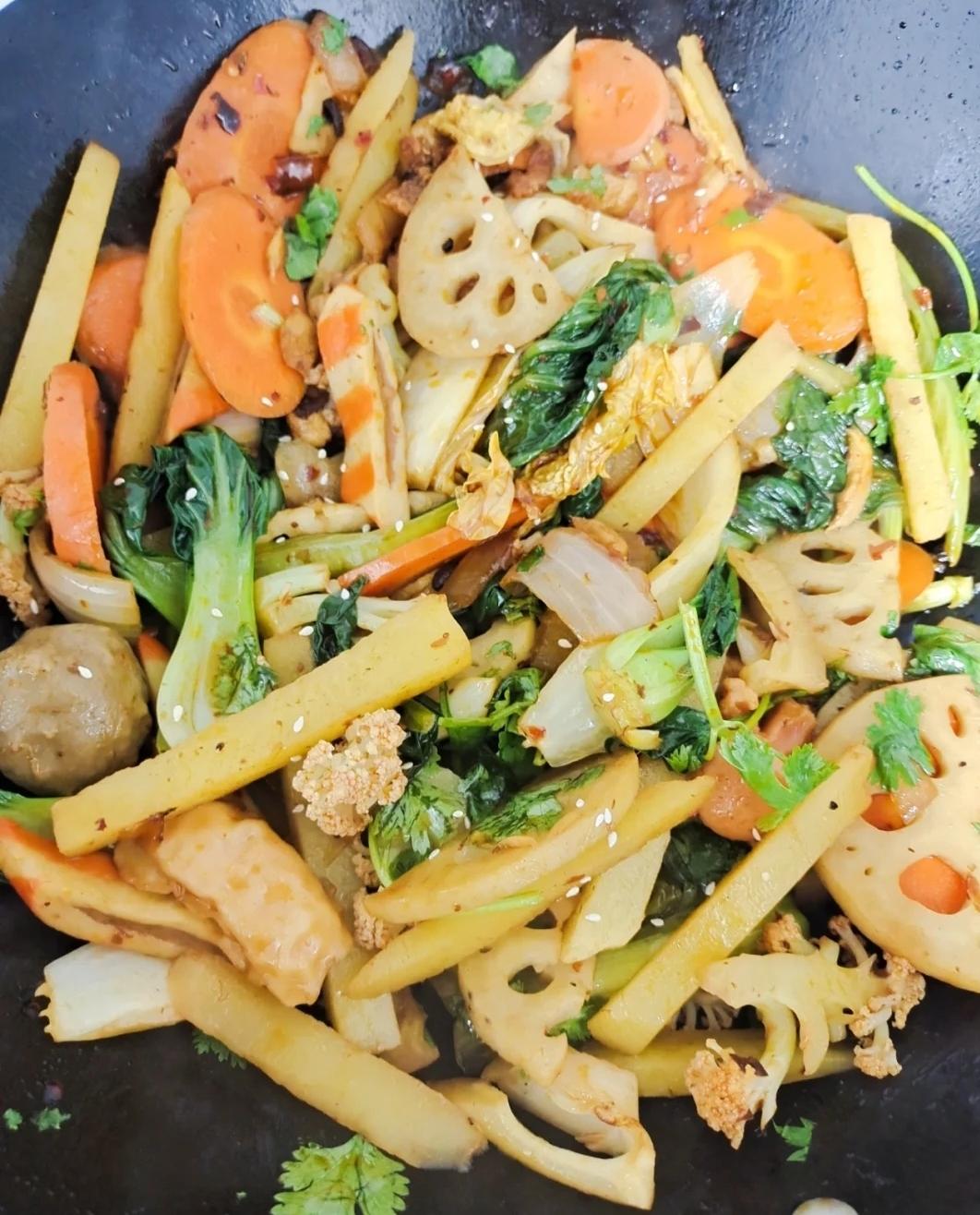 快手解馋麻辣拌！拌料大公开每天不重样！