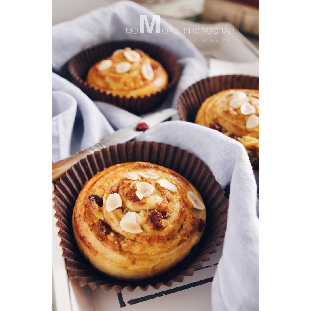 杏仁奶油核桃卷卷