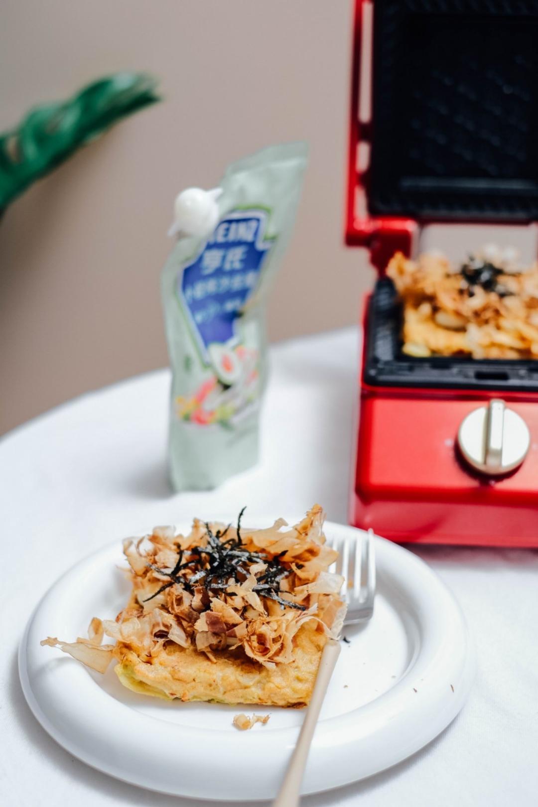 低脂版大阪烧[BRUNO帕尼尼机食谱]