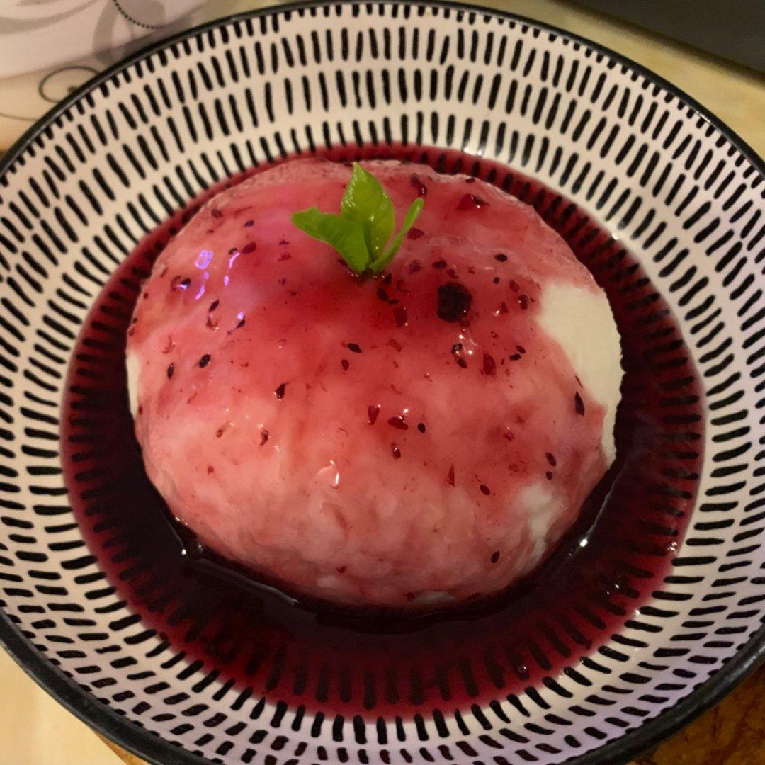 蓝莓山药泥