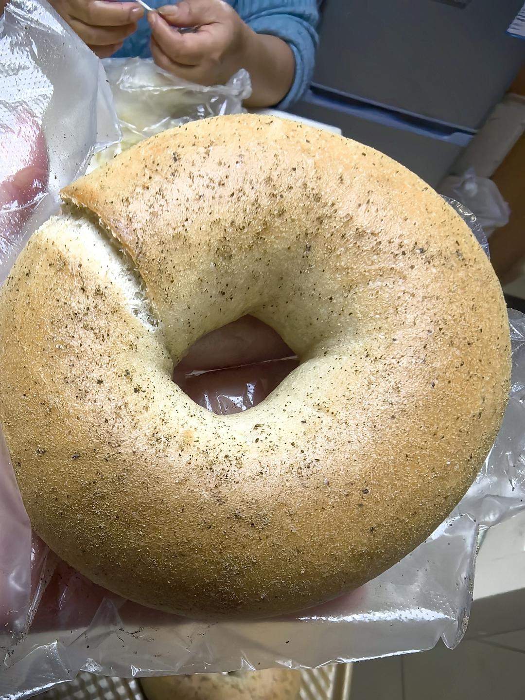 黑椒火腿芝士贝果（好吃😋简单易做/步骤详细）